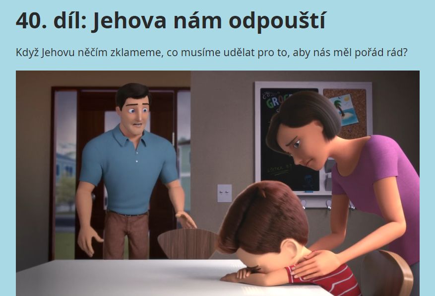 Staň se Jehovovým přítelem, výstřižek z videa 2